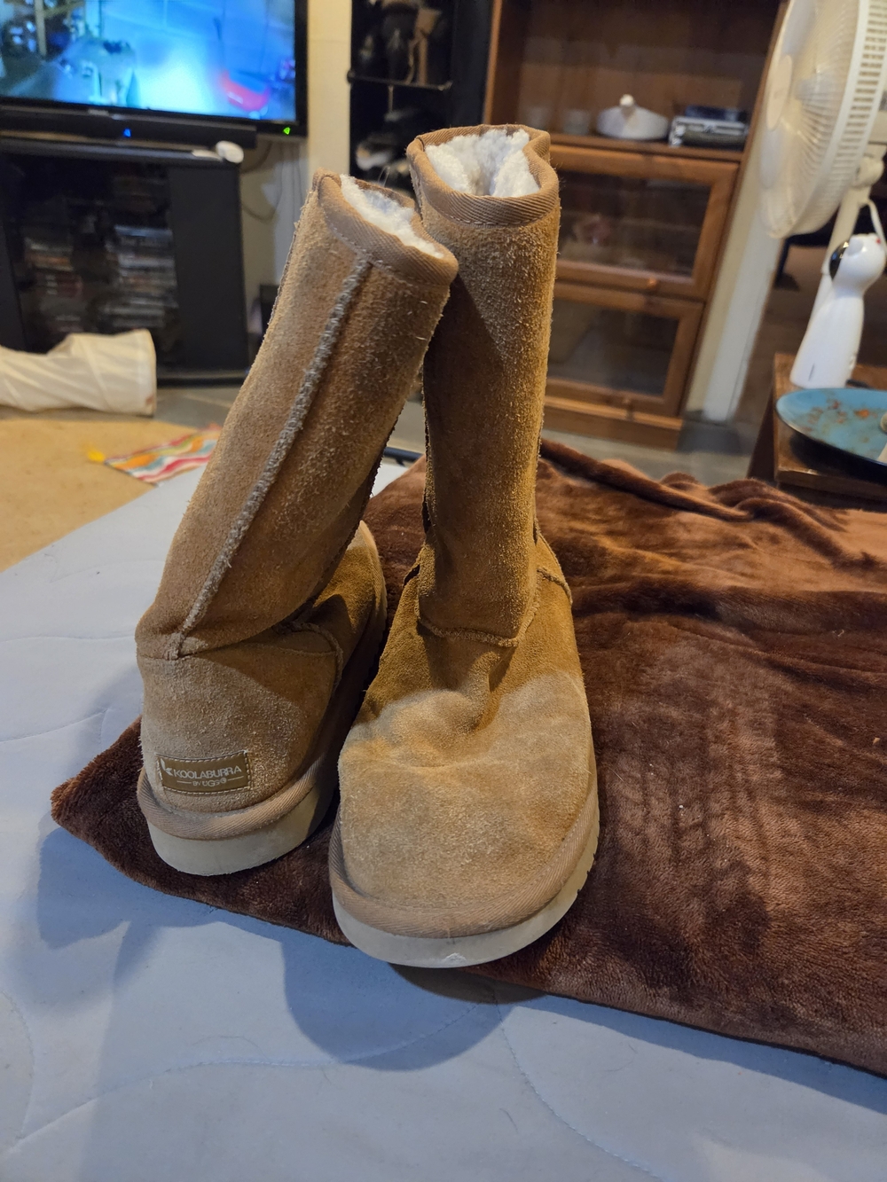 Koolaburra By Ugg Women's Chestnut Suede Shearling Boots